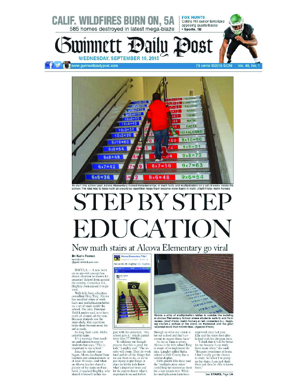 Gwinnett Daily Post Coverage Stair Debut